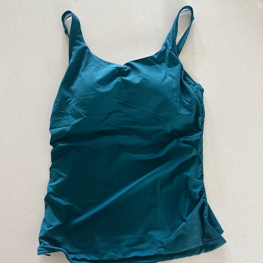 Aqua Eve Teal Tankini Swim Top